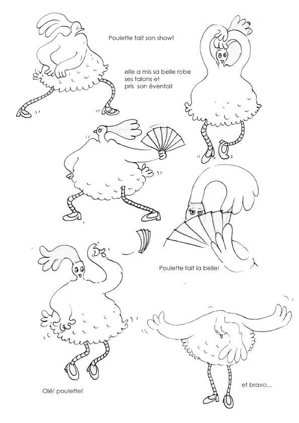 Poulette fait son show